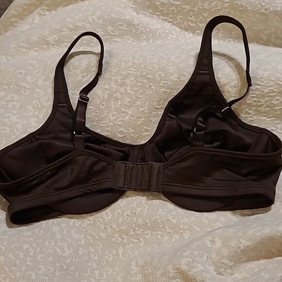 NEW 34C BALI MINIMIZER PASSION FOR COMFORT WARM COCOA DARK BROWN BRA 34 C NO TAG - Picture 5 of 5